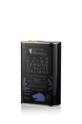 Olio Extravergine d'Oliva 100% Italiano Lattina 1l - Nuovo raccolto 2023