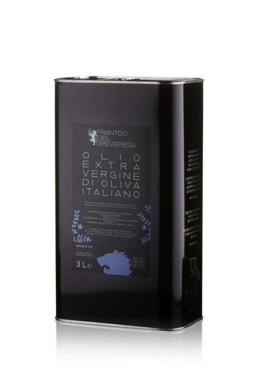 Olio Extravergine d'Oliva 100% Italiano Lattina 3L. Nuovo raccolto 2024