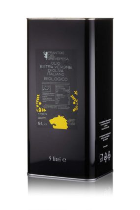100% Italian Organic Extra Virgin Olive Oil Tin 5l
