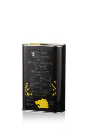 100 % italiensk økologisk ekstra jomfru olivenolje 1l