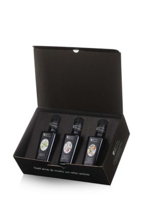 Scatolina Tris Condimenti Aromatici a base di Olio EVO Italiano