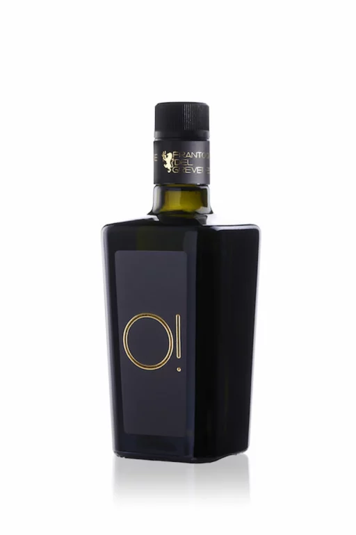 Udvalg O! Ekstra jomfruolie lavet med udvalgte oliven fra indeværende år.