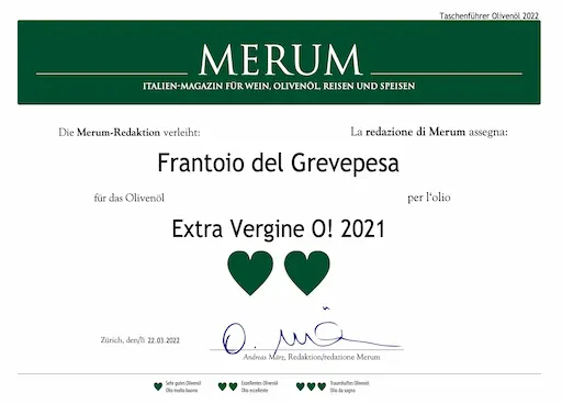 2 Cuori Merum Frantoio 2021