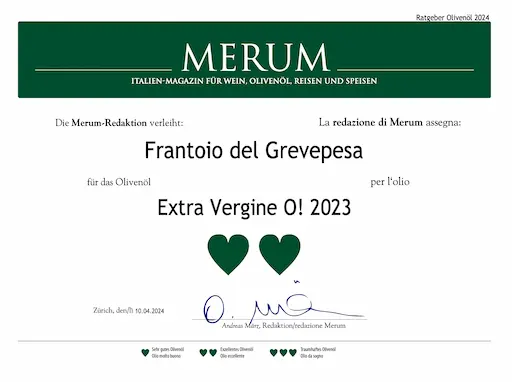 2 cuori merum frantoio 2023